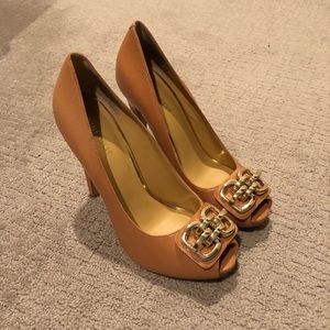 Nine West camel heels